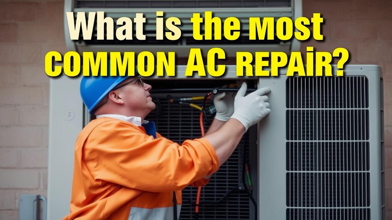 What is the most common AC repair?